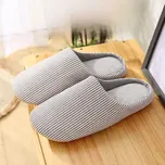 pantofle typu japonki z bavlny Barva: Kávová, Velikost: 28