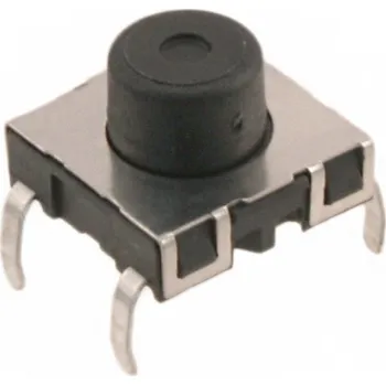 vypínač SCHURTER Mikrospínač TACT SPST-NO pol: 2 0,5A/42VDC THT 7,6mm OFF-(ON)