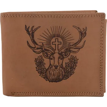 Peněženka Pánská peněženka MERCUCIO natural vzor 37 sv. Hubert 2911911