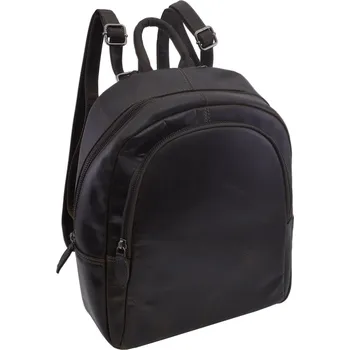 Městský batoh Mercucio Dámský kožený batoh zelený 250103