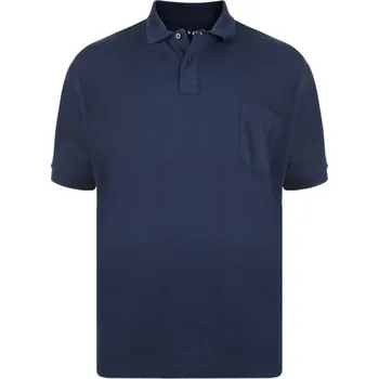 Pánské tričko KAM polokošile pánská KBS 501A nadměrná velikost 3XL tmavě modrá