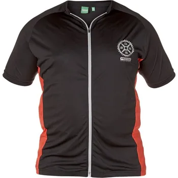 Pánské tričko D555 tričko pánské SIMPSON cyklo za zip nadměrná velikost černá 3XL