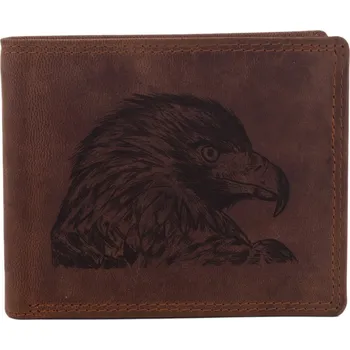Peněženka Pánská peněženka MERCUCIO světlehnědá vzor 19 orel 2911908