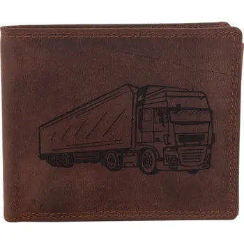 Peněženka Pánská peněženka MERCUCIO světlehnědá vzor 44 kamion 2911908
