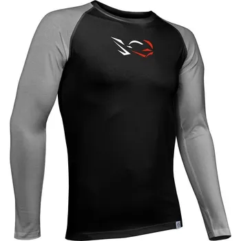 Pánské tričko NANO SILVER triko COMBI Ride Funkční black/grey - L