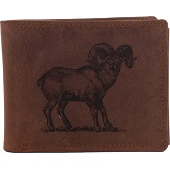 Peněženka Pánská peněženka MERCUCIO světlehnědá vzor 21 muflon 2911908
