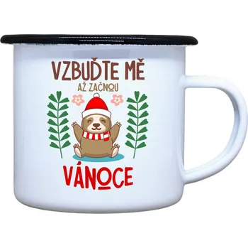 DOBRÝ TRIKO Plecháček s potiskem Vzbuďte mě Velikost plecháčku: 330 ml