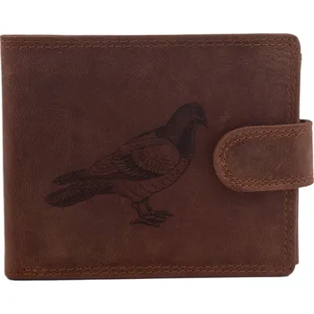 Peněženka Pánská peněženka MERCUCIO světlehnědá vzor 15 holub 2911906
