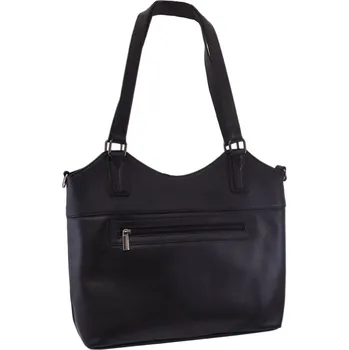 Kabelka Mercucio Dámská kožená kabelka černá 250704
