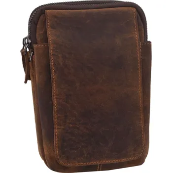 Opasek Mercucio Kožené pouzdro na opasek tmavěhnědá 250887