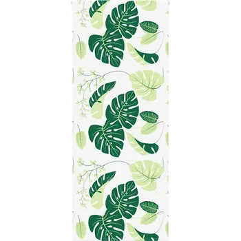 vidaXL Sprchová roleta 90x240 cm Šířka látky 86 cm [4014901] Barva: Zelené listy