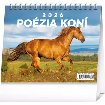 Kalendář Notique Stolní kalendář Poezie koní 2026