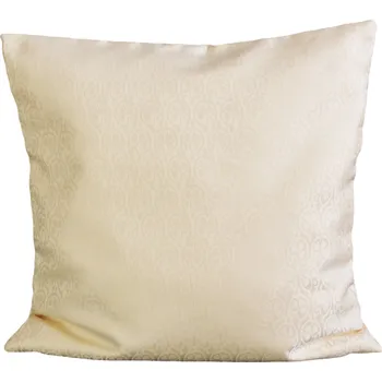 Polštář HEDVA ČESKÝ BROKÁT Povlak na polštář brokát 50x50 TROJLÍSTEK ecru