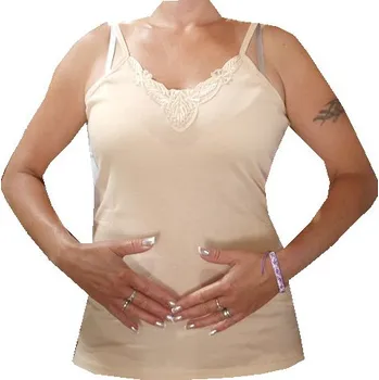 xcena Košilka dámská s krajkou tělová Velikost: XXXL