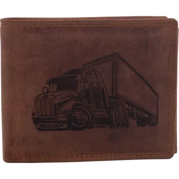 Peněženka Pánská peněženka MERCUCIO světlehnědá vzor 45 truck 2911908