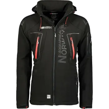 Pánská softshellová bunda GEOGRAPHICAL NORWAY TECHNO černá 5XL