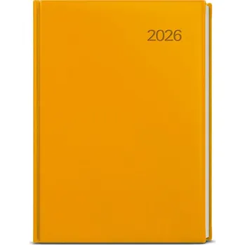 Diář Baloušek, s.r.o. DENNÍ DIÁŘ B6 ADAM - VIVELLA 2026 - BDA6 - FORMÁT B6 - 12 × 16,5 CM Barva: Okrová