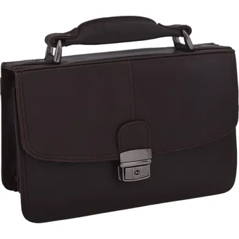 Kabelka Mercucio Kožená etue taška hnědá 3611572