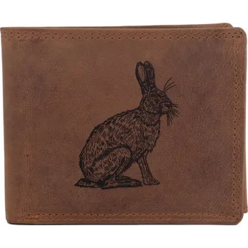 Peněženka Pánská peněženka MERCUCIO světlehnědá vzor 10 zajíc 2911908