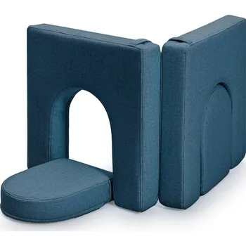 Pohovka Oblouky Ultra plyš Navy Blue Shappy - Arches Original MINI