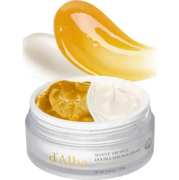 Pleťový krém D'ALBA - White Truffle Double Serum & Cream - Duální krém s bílým lanýžem - 70 ml