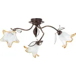 Stropní svítidlo BRAGA 3xE27/15W/230V bronzová