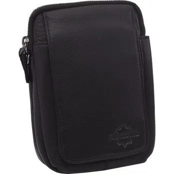 Opasek Mercucio Kožené pouzdro na opasek černá 250887