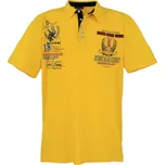 LAVECCHIA polokošile pánská 2038 nadměrná velikost žlutá 7XL