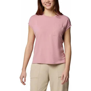 Dámské tričko Columbia Boundless Trek™ Short Sleeve Tee W 2033481659 - eraser pink L