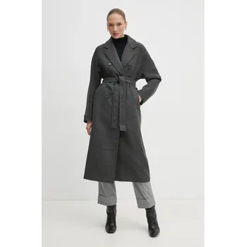 Kabát s příměsí vlny OUI 89833 šedá 90X, vel. 38