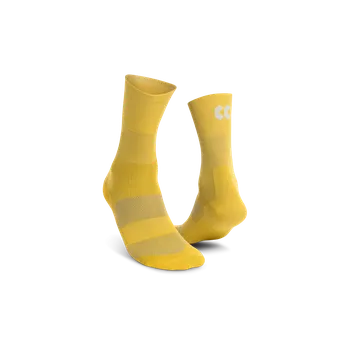 Pánské ponožky Cyklistické ponožky KALAS Z5 | Ponožky Vysoké | Gold Yellow Velikost: 37-39