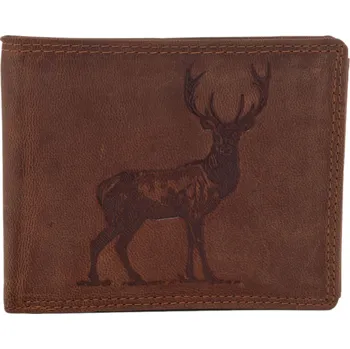 Peněženka Pánská peněženka MERCUCIO světlehnědá embos jelen celý 2911908