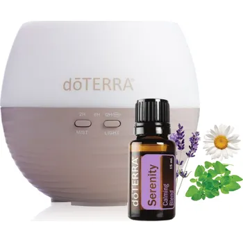 Vůně do bytu doTERRA Petal difuzér + doTERRA Serenity 15ml