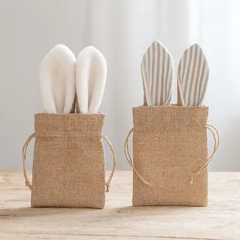 Velikonoční dekorace BOLTZE Sáček na příbory Lemmni Barva: Bílá