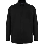 KAM košile pánská 664A nadměrná velikost černá 8XL