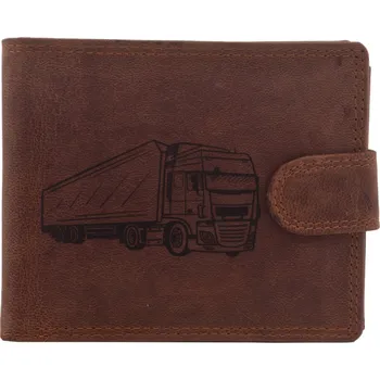 Peněženka Pánská peněženka MERCUCIO světlehnědá vzor 44 kamion 2911906