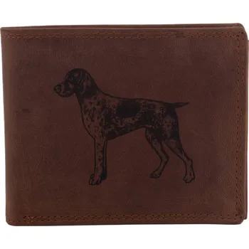Peněženka Pánská peněženka MERCUCIO světlehnědá vzor 22 lovecký pes 2911908