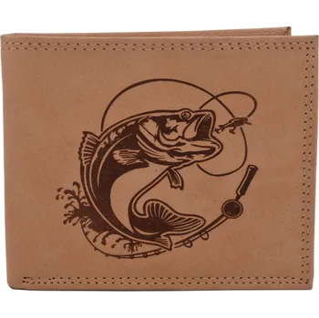 Peněženka Pánská peněženka MERCUCIO natural vzor 50 candát s udicí 2911911