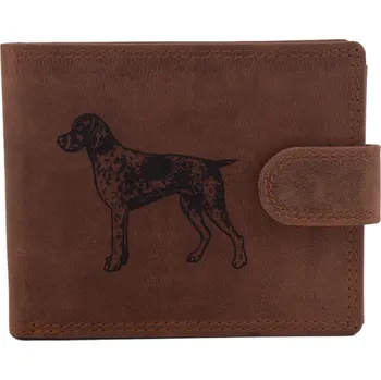 Peněženka Pánská peněženka MERCUCIO světlehnědá vzor 22 lovecký pes 2911906