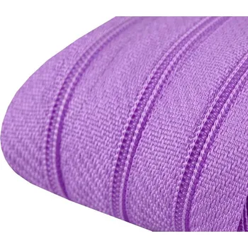 Zip Zip spirálový šíře 3 mm metráž - fialkový - 1m