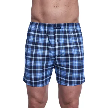 Pánské spodní prádlo Trenkoslipy Cornette pánské 317 kostka modré Barva: Modrá, Velikost: 2XL