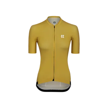 cyklistický dres Kalas Dámský cyklistický dres PASSION Z5 | Dres AERO | Gold Yellow Kalas velikost: 4 (L)