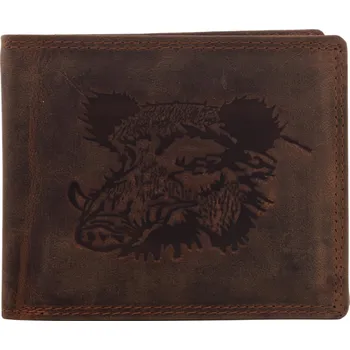 Peněženka Pánská peněženka MERCUCIO světlehnědá embos divočák 2911908