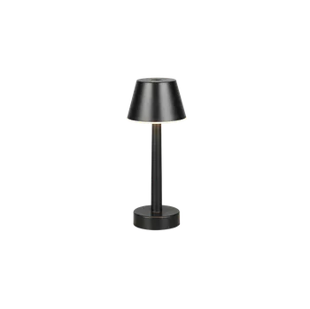 Lampička TRIO Reality R54991132 VIDAL dotyková stolní lampička v245mm SMD LED 1,5W/150lm 3000K IP44 černá matná