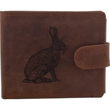 Peněženka Pánská peněženka MERCUCIO světlehnědá vzor 10 zajíc 2911906
