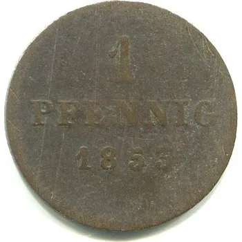 BAYERN. 1 Kreuzer 1853.