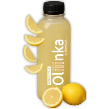 Energetický nápoj Kombucha Citronáda 0,5 l – Funkční nápoj pro energii, trávení a svěží mysl