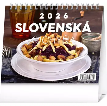 Kalendář Stolní kalendář Slovenská kuchyně 2026