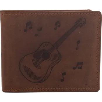 Peněženka Pánská peněženka MERCUCIO světlehnědá vzor 40 gitara 2911908