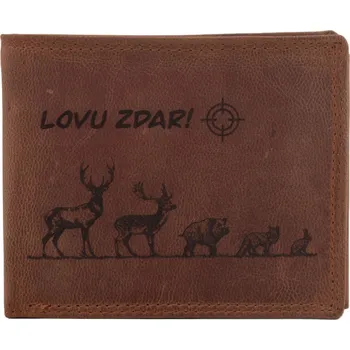 Peněženka Pánská peněženka MERCUCIO světlehnědá vzor 68 lovu zdar 2911908